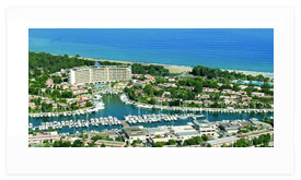 Portorosa, i canali ed il Blu Hotel